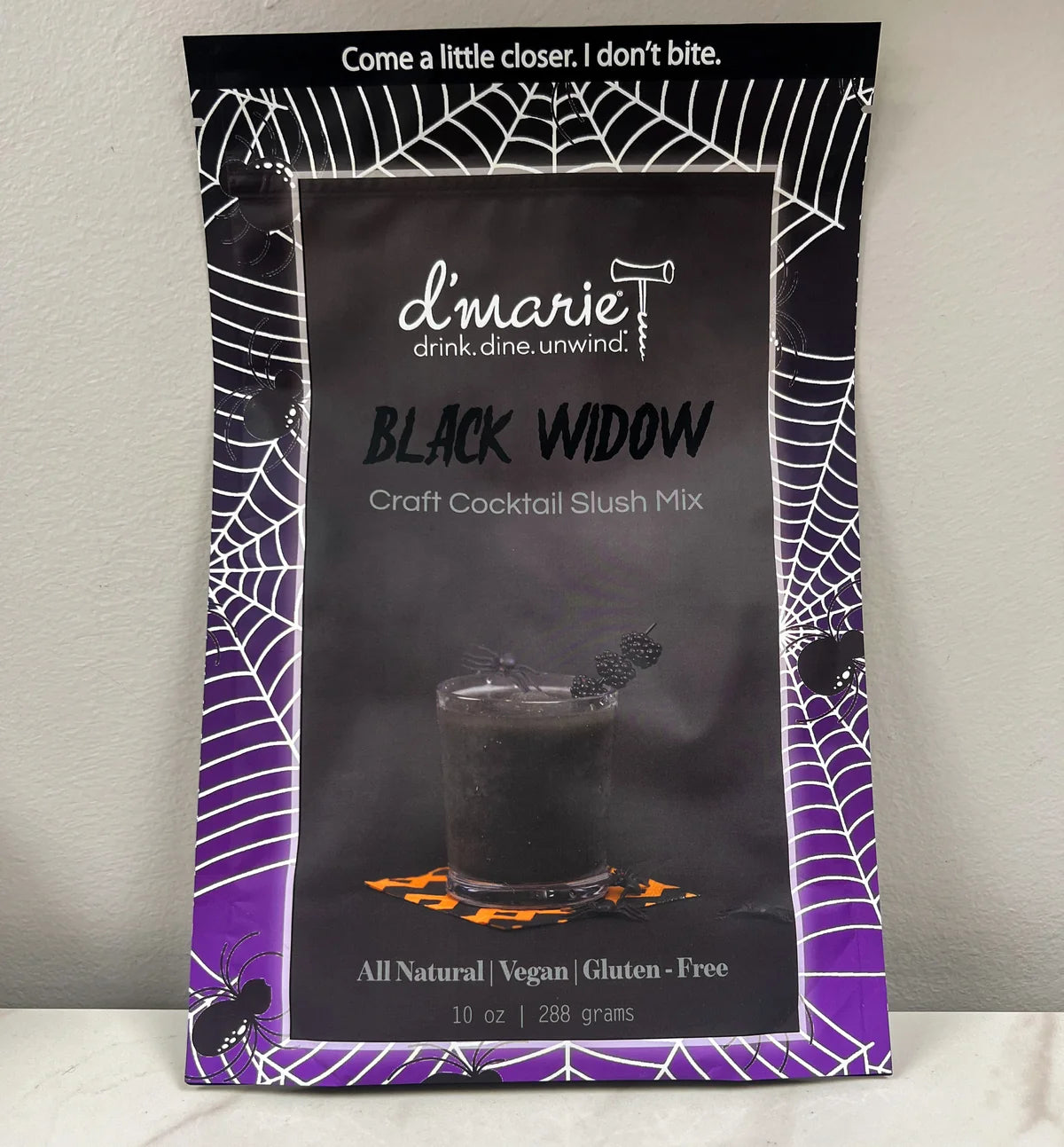 D'marie Black Widow Craft Cocktail Slush Mix