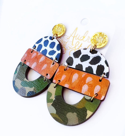 Bela - Black Dot Caramel Dash Camo