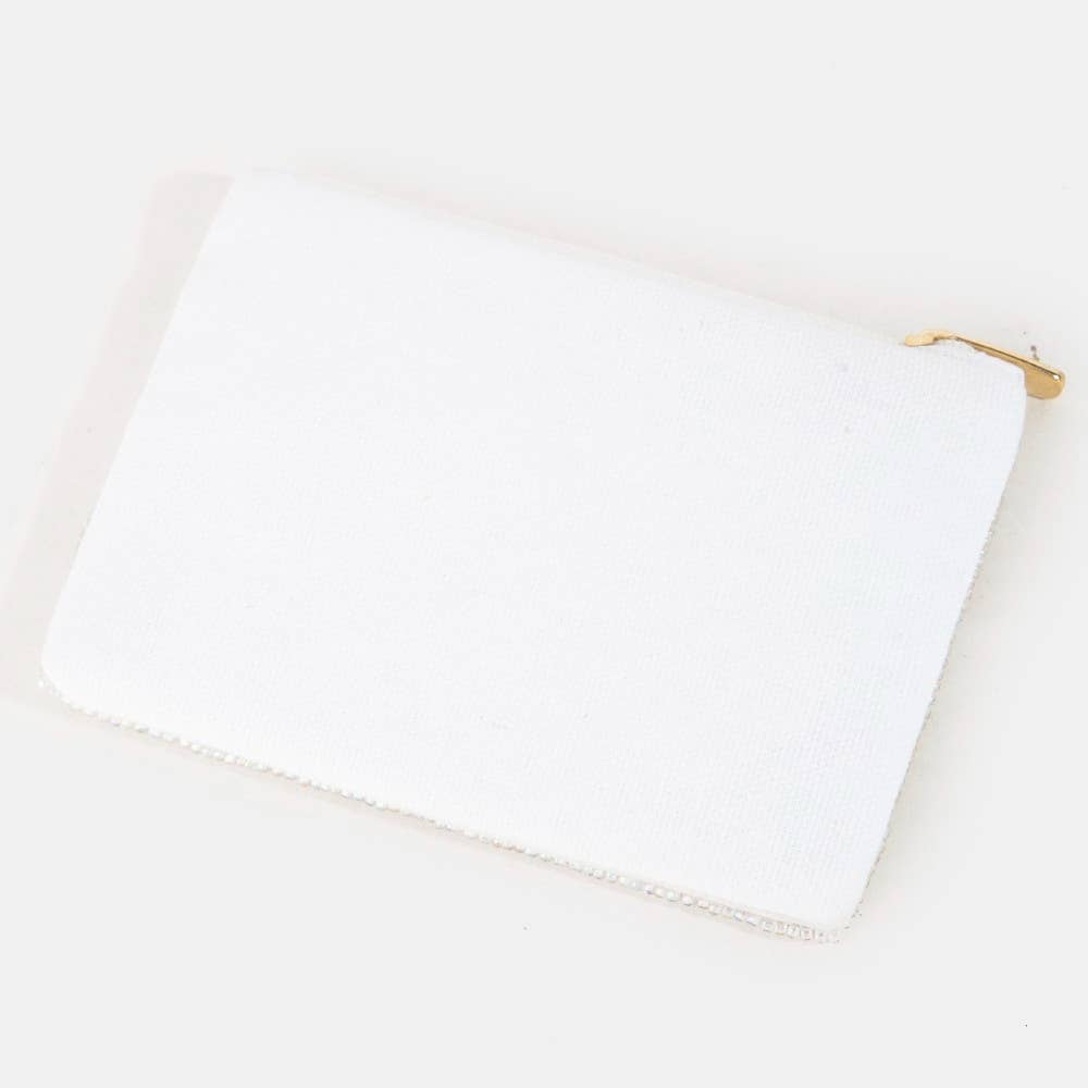 Botox Queen Beaded Coin Purse