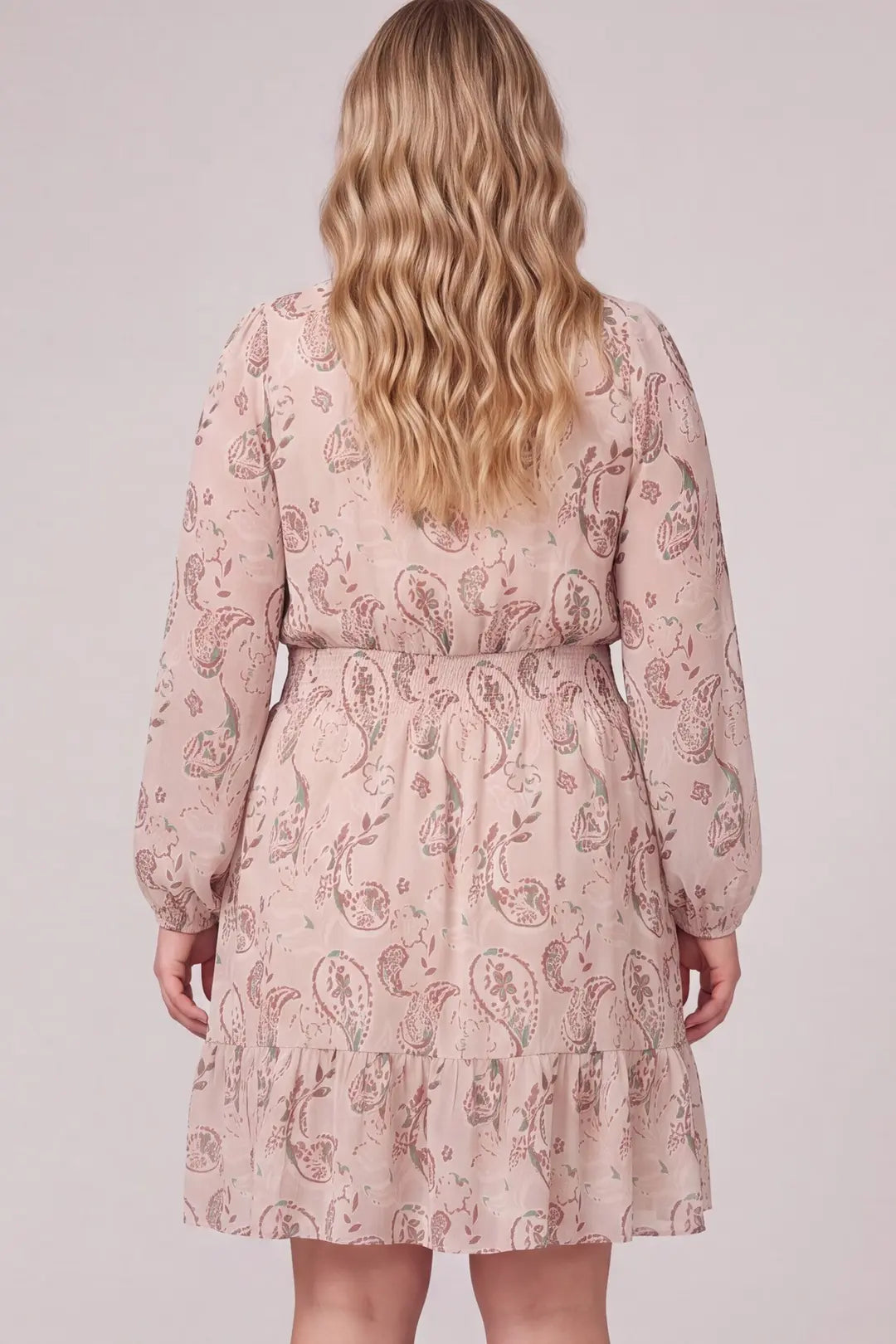 Sage and Sand paisley dress
