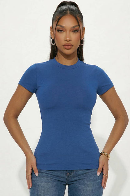 Short Sleeve Round Neck T Shirt
