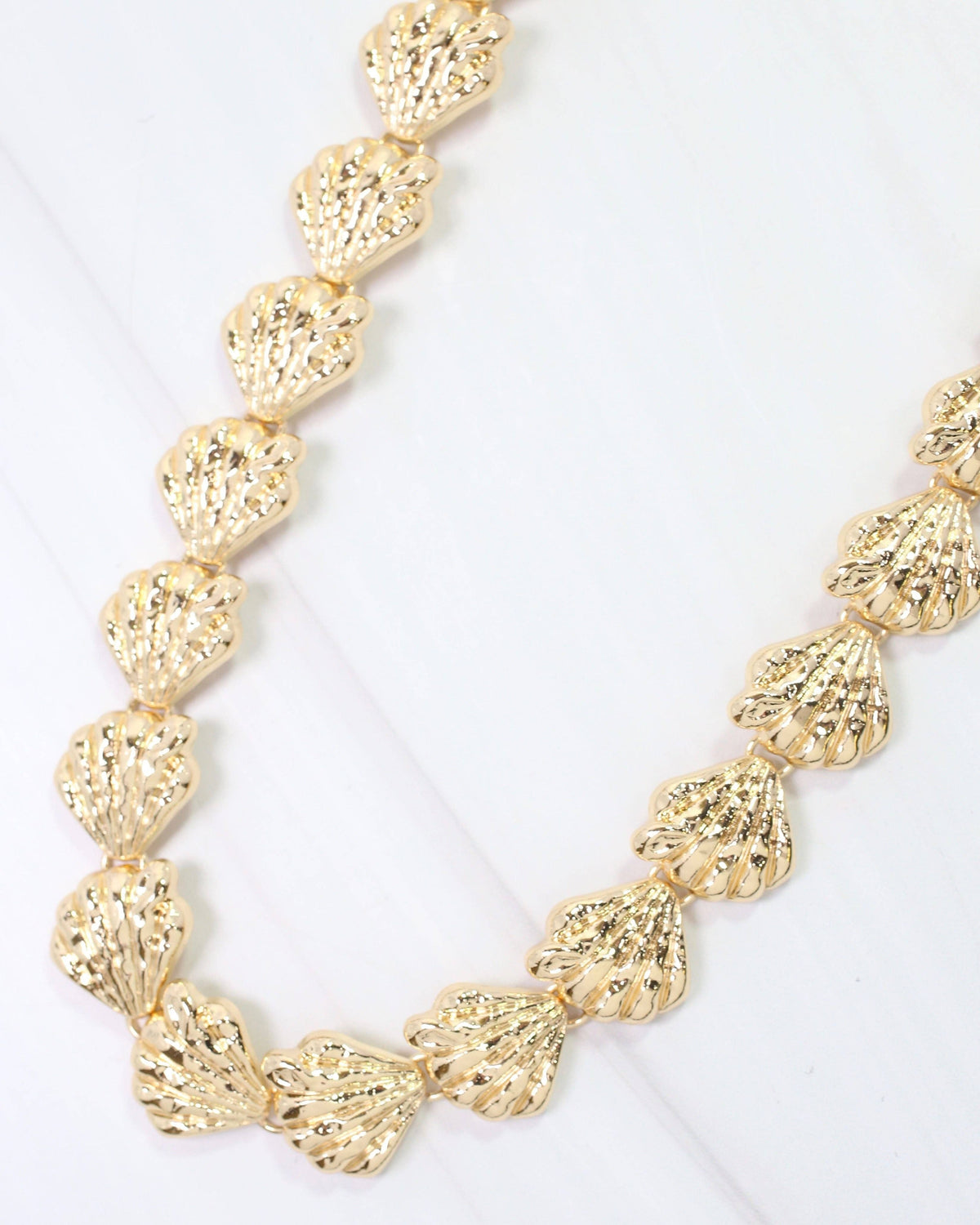 Windham Shell Link Necklace by Caroline Hill