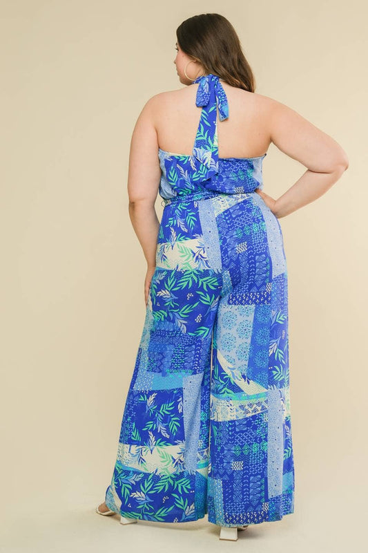 Bahama Bliss Jumpsuit- Plus