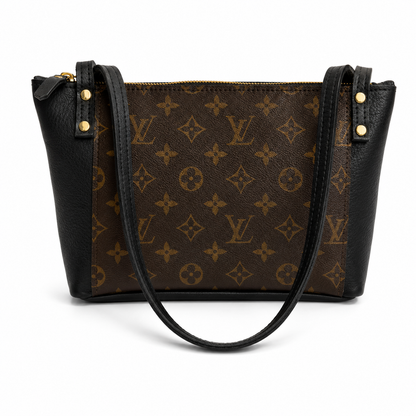 Louis Vuitton-Emma Shoulder Bag - Upcycled Monogram - Black