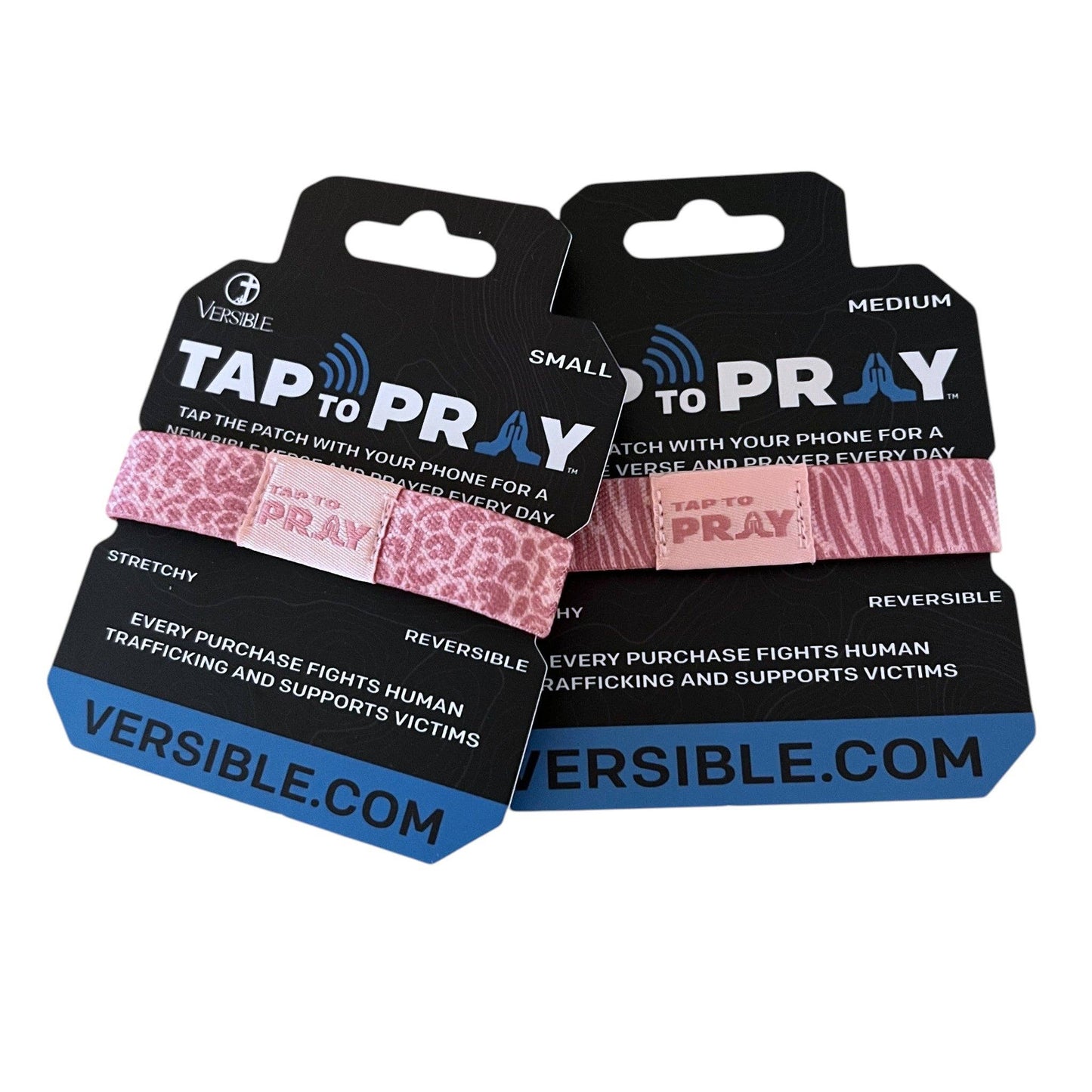 Tap To Pray® Wristband – Safari Rose