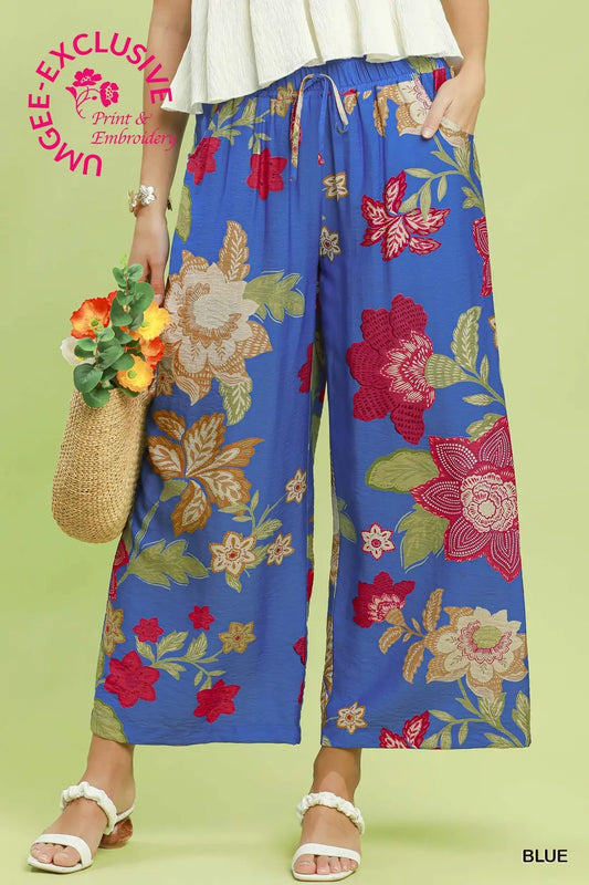 Petals in Paradise Crop Pants