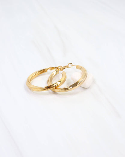 Harwich Hoop Earrings by Caroline Hill