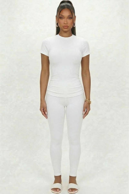 Short Sleeve Round Neck T Shirt