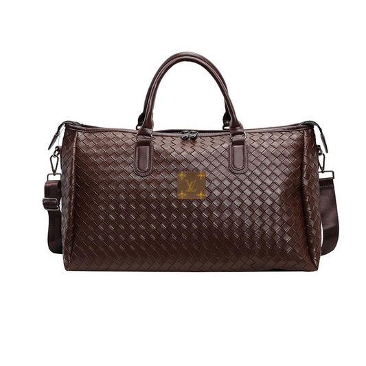 Upcycled Woven Duffle Bag