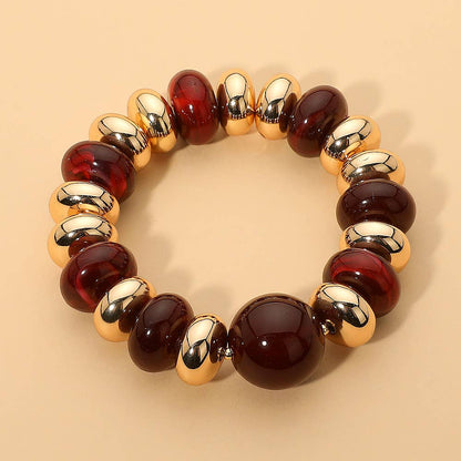 Chunky Beaded Stretch Bracelet