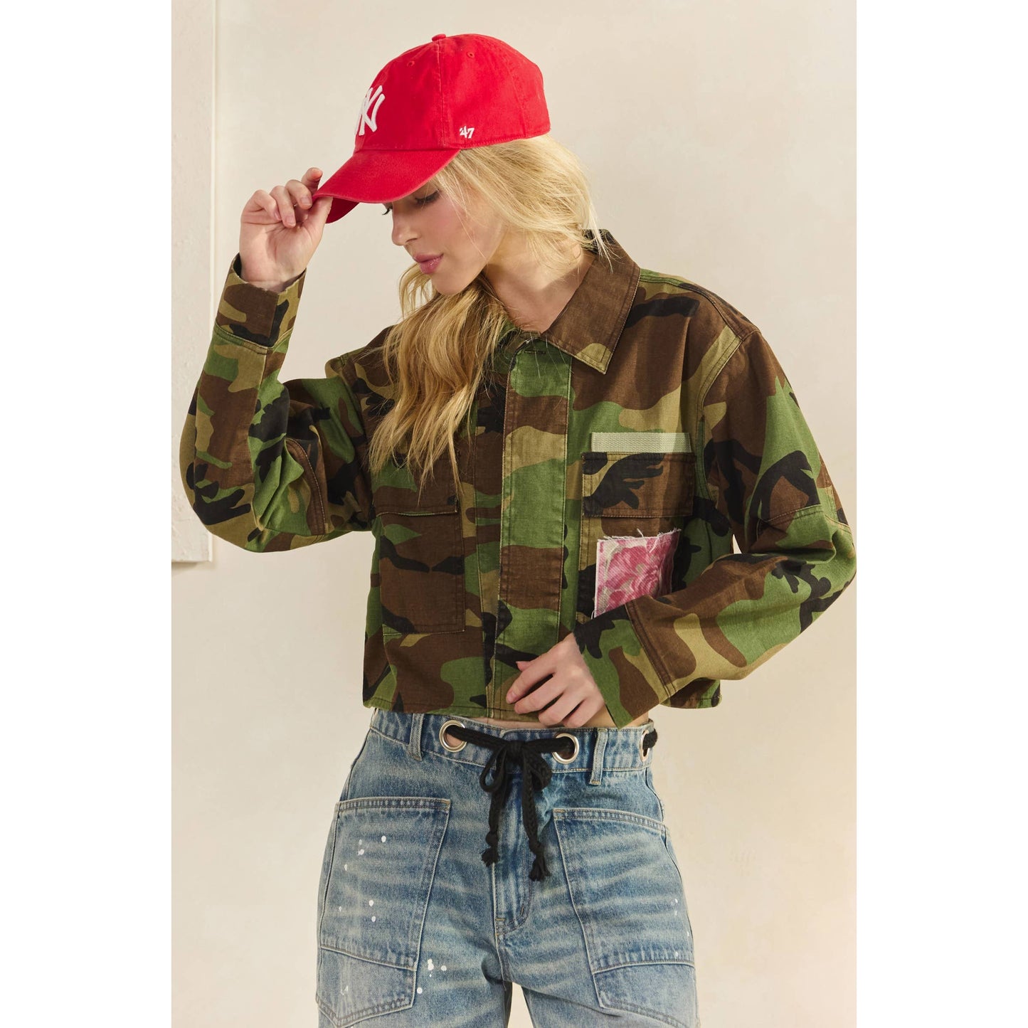 Camo Contrast Jacket