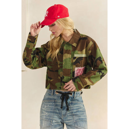 Camo Contrast Jacket