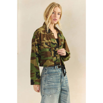 Camo Contrast Jacket