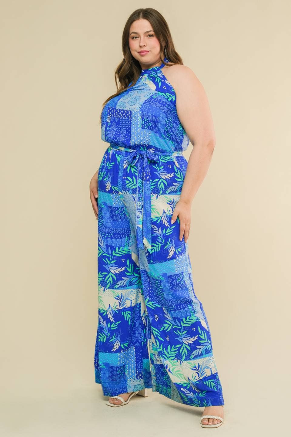 Bahama Bliss Jumpsuit- Plus