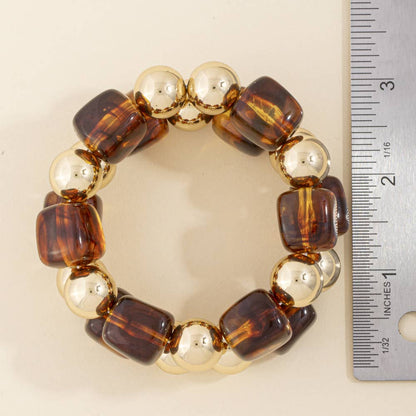 Chunky Bead Stretch Bracelet
