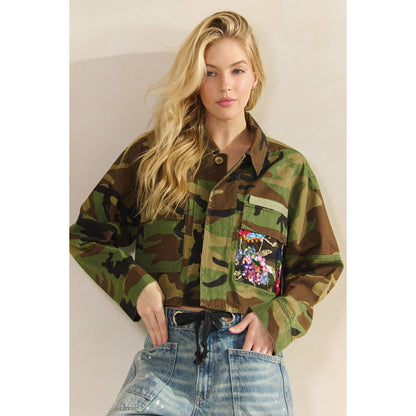 Camo Contrast Jacket