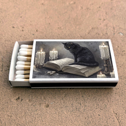 Matches • Black Cat • Home Decor for Candles and Incense