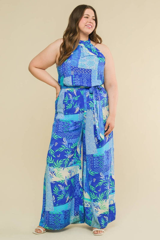 Bahama Bliss Jumpsuit- Plus