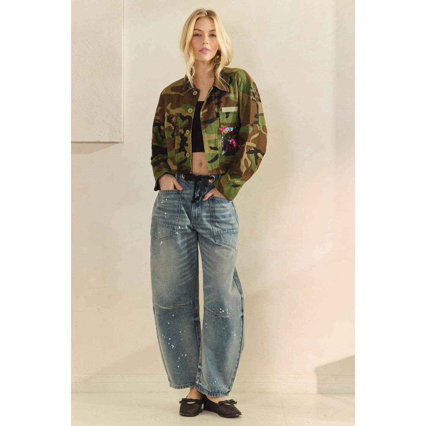 Camo Contrast Jacket