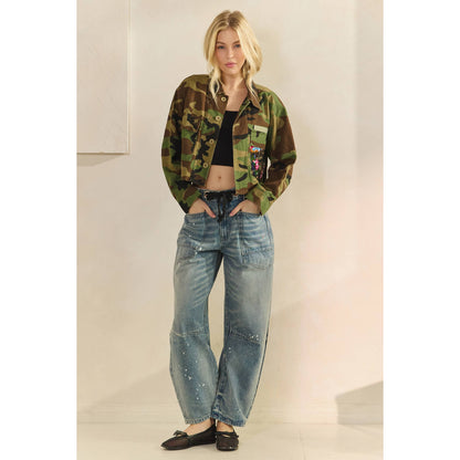 Camo Contrast Jacket