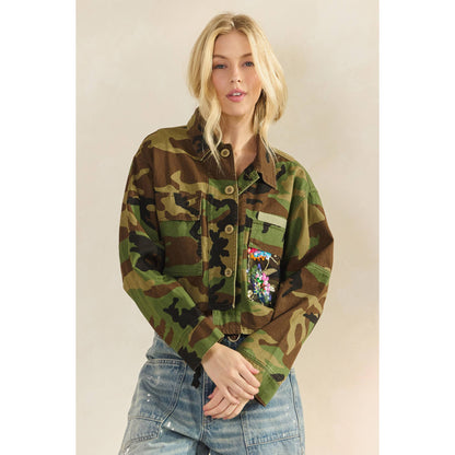 Camo Contrast Jacket