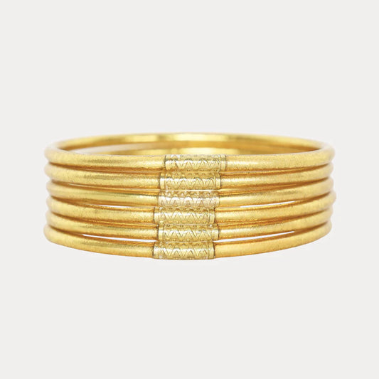 BuDhaGirl Lumine Gold All Weather Bangles