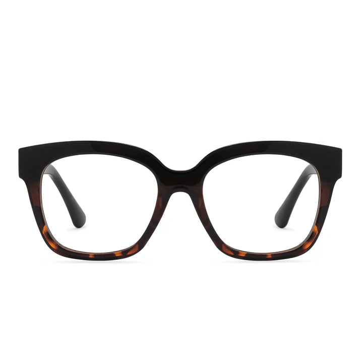 DIFF Blue Light Readers - AVA - black tortoise 2.5