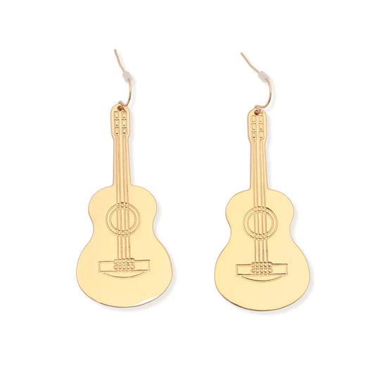 Cash Guitar Earrings