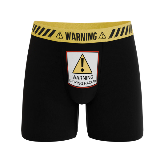The Choking Hazard Caution Sign Ball Hammock Pouch Underwear