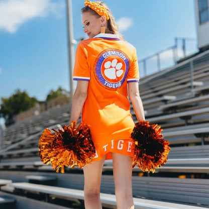 Clemson BC Club Dress with Paw