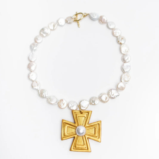 Mother of Pearl with Pearl Anna Cross