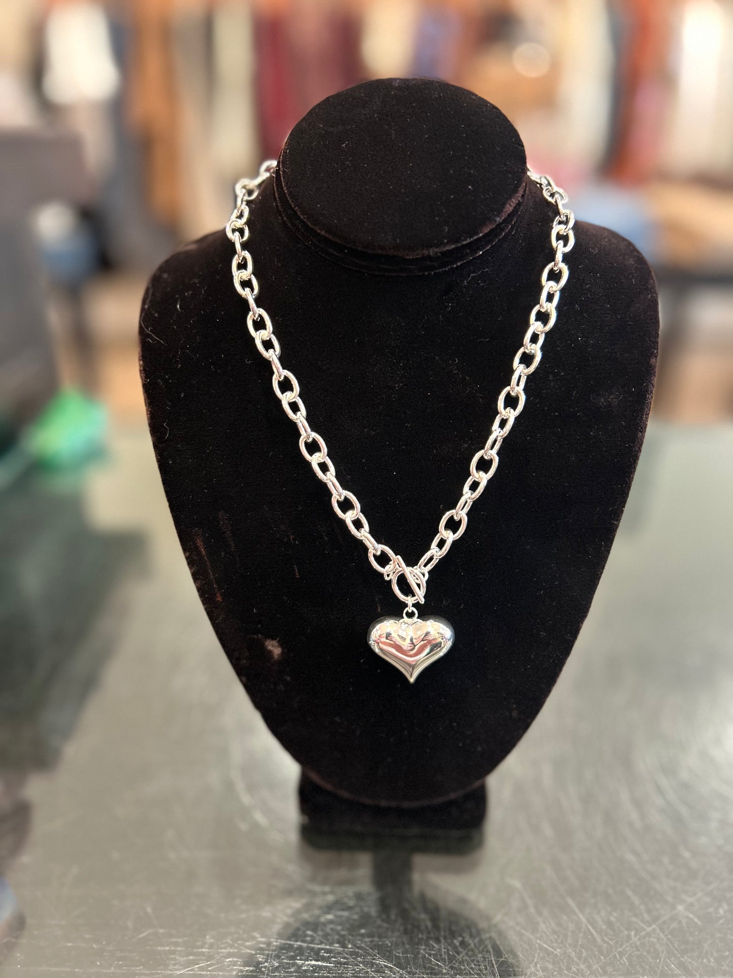 Bubble Heart Necklace