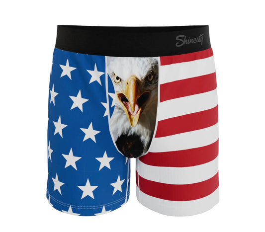 The Mascot/American Flag Ball Hammock underwear