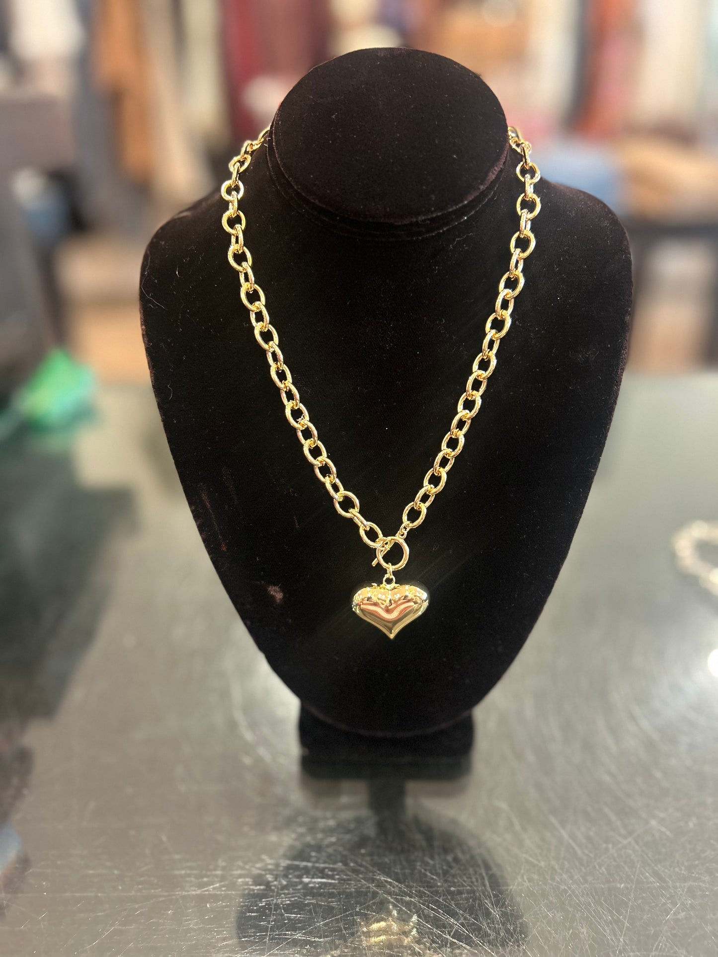Bubble Heart Necklace