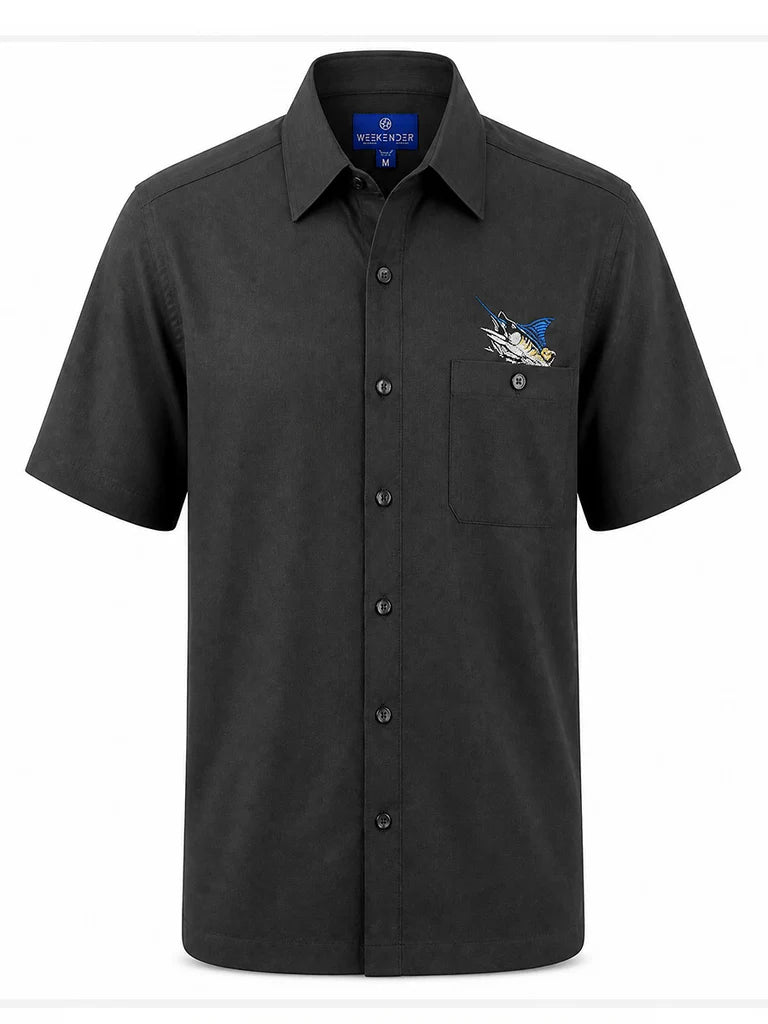 Men's Modal Embroidery Shirt - Booze Brothers