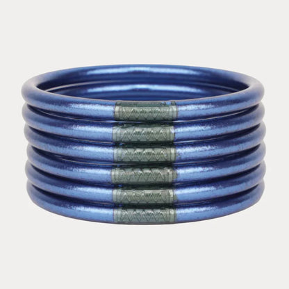 BuDhaGirl Marine All Weather Bangles (Set of 6) -Large