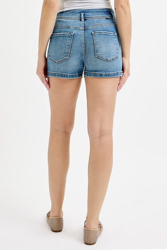 Risen high rise bow shorts