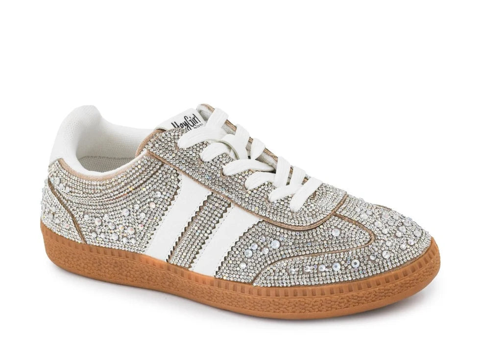 Heads Up Rhinestone Sneakers