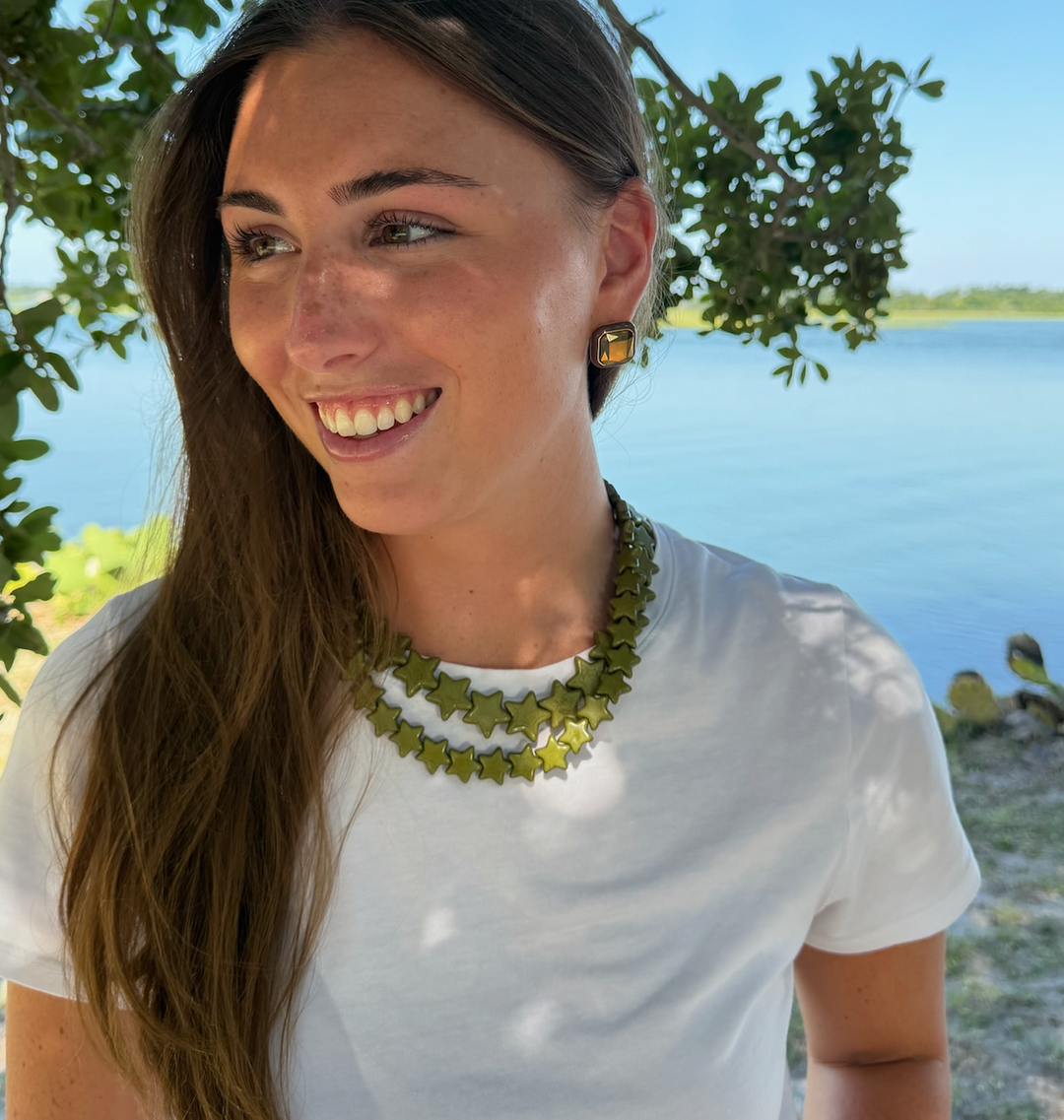 Star Necklace- Large Stars- by Smith & Co