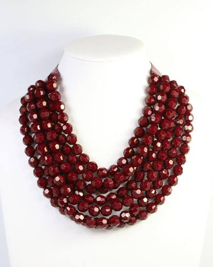 Cadence Multi Layered Beaded Necklace by Caroline Hill