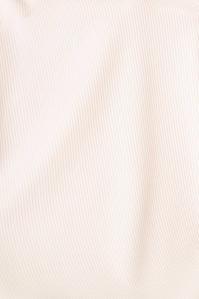Ribbed V-Neck Sleeveless Top