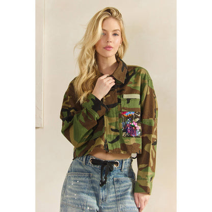 Camo Contrast Jacket
