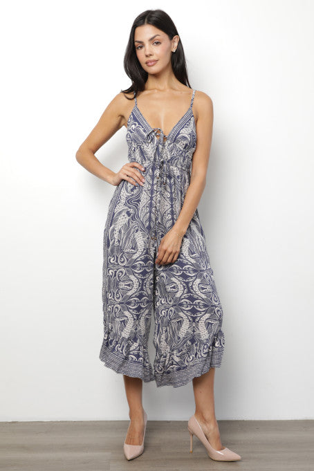 Free Spirit Navy Romper