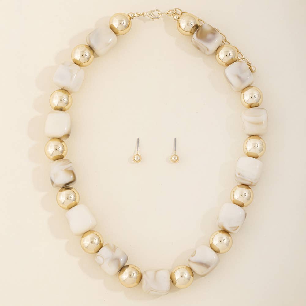 Chunky Statement Necklace Set