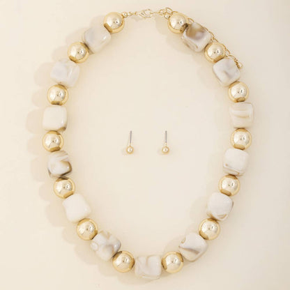 Chunky Statement Necklace Set