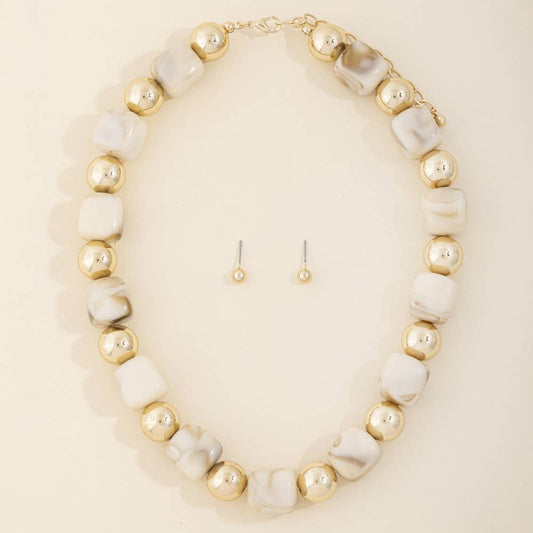 Chunky Statement Necklace Set