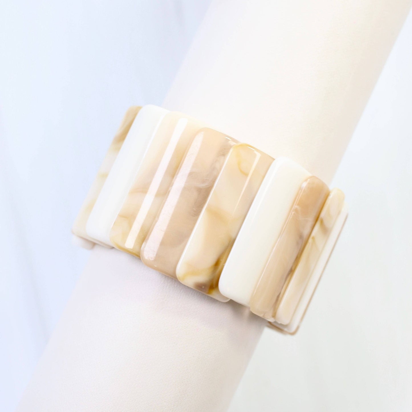Canton Layered Stretch Bracelet by Caroline Hill
