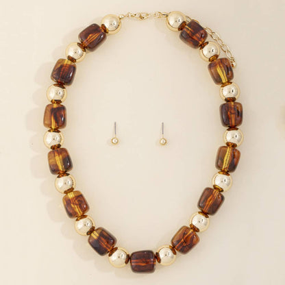 Chunky Statement Necklace Set