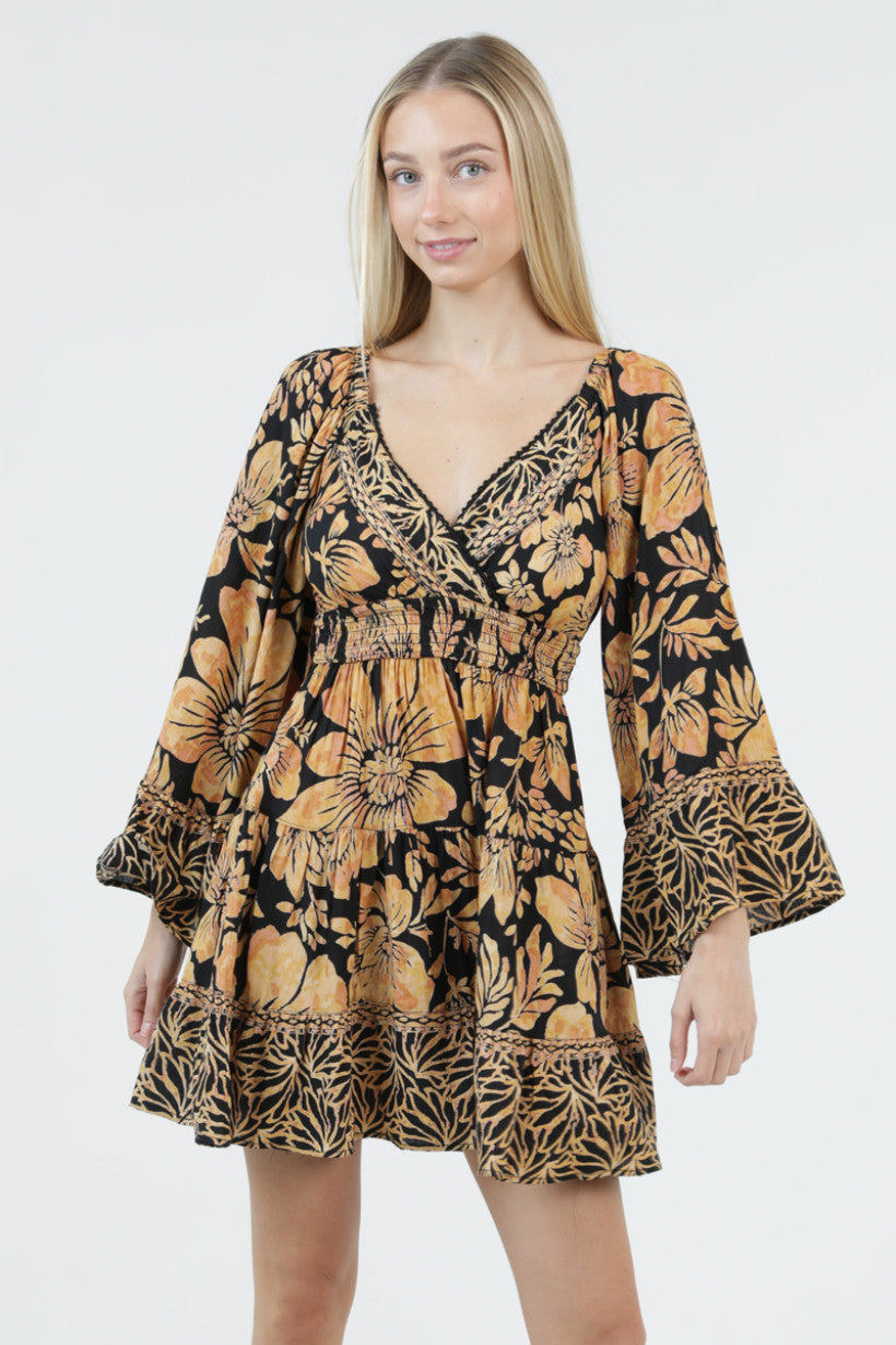 Wildflower Dreams Bell Sleeve Dress