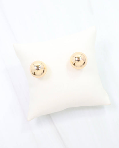 Bailey- Large Ball Earring- by Caroline Hill